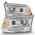 Picture of AlphaRex 09-18 Dodge Ram 2500 LUXX LED Proj Headlights Plank Style Chrm w-Activ Light-Seq Signal-DRL
