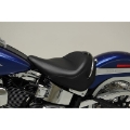 Picture of Mustang 05-17 Harley Deluxew- Standard Rack Wide Touring Solo Seat w-Driver Backrest - Black