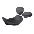 Picture of Mustang 06-17 Harley Dyna Wide Tripper Solo Seat w-Driver Backrest - Black