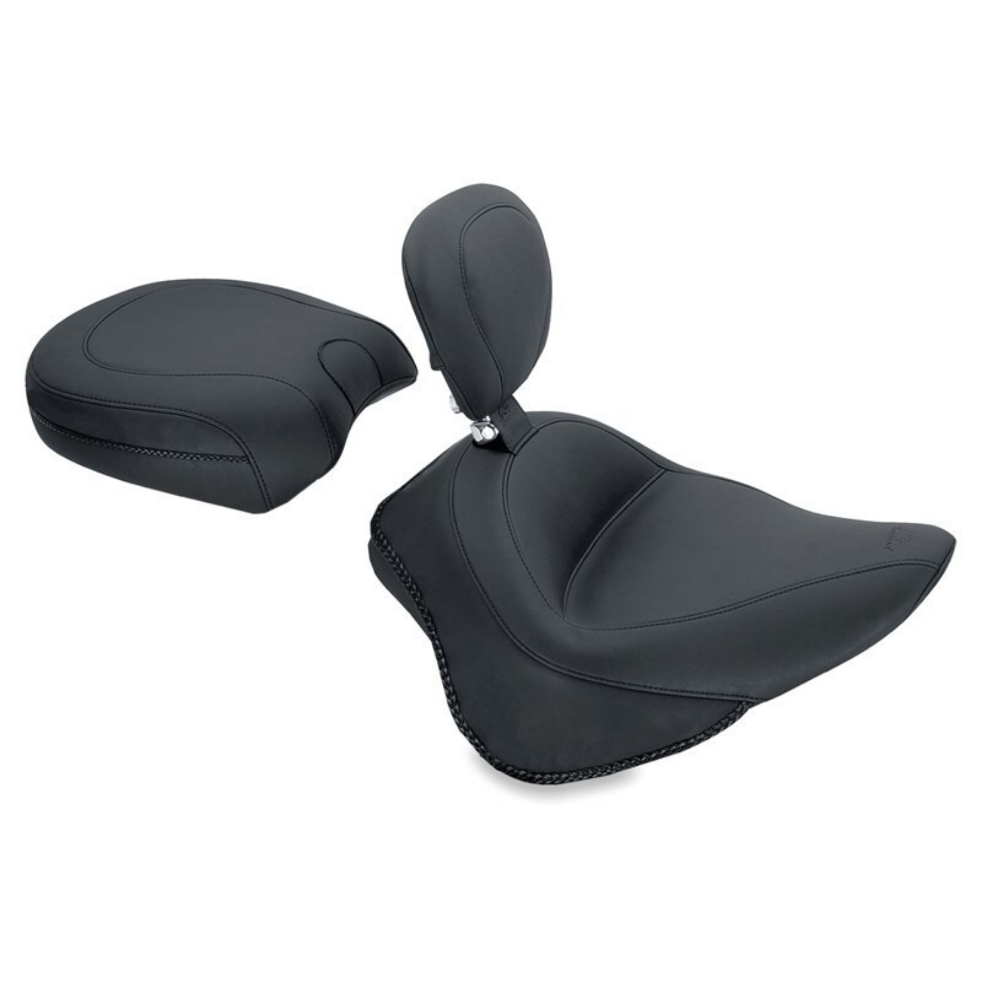 Picture of Mustang 11-13 Harley Blackline,12-17 Slim-Slim S Wide Vint Touring Recessed Passenger Seat - Black