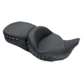Picture of Mustang 08-21 Harley Electra Glide,Rd Glide,Rd King,Str Glide Super Touring 1PC Seat w-Studs - Black
