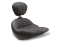 Picture of Mustang 18-21 Harley Street Bob Standard Touring Solo Seat w-Driver Backrest - Black