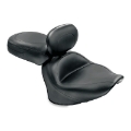 Picture of Mustang 07-17 Yamaha V-Star 1300, 1300 Tourer Wide Touring 2PC Seat w-Driver Backrest - Black