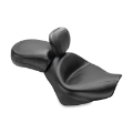 Picture of Mustang 04-21 Honda VT750 Aero Wide Touring 2PC Seat w-Driver Backrest - Black