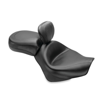 Picture of Mustang 04-21 Honda VT750 Aero Wide Touring 2PC Seat w-Driver Backrest - Black