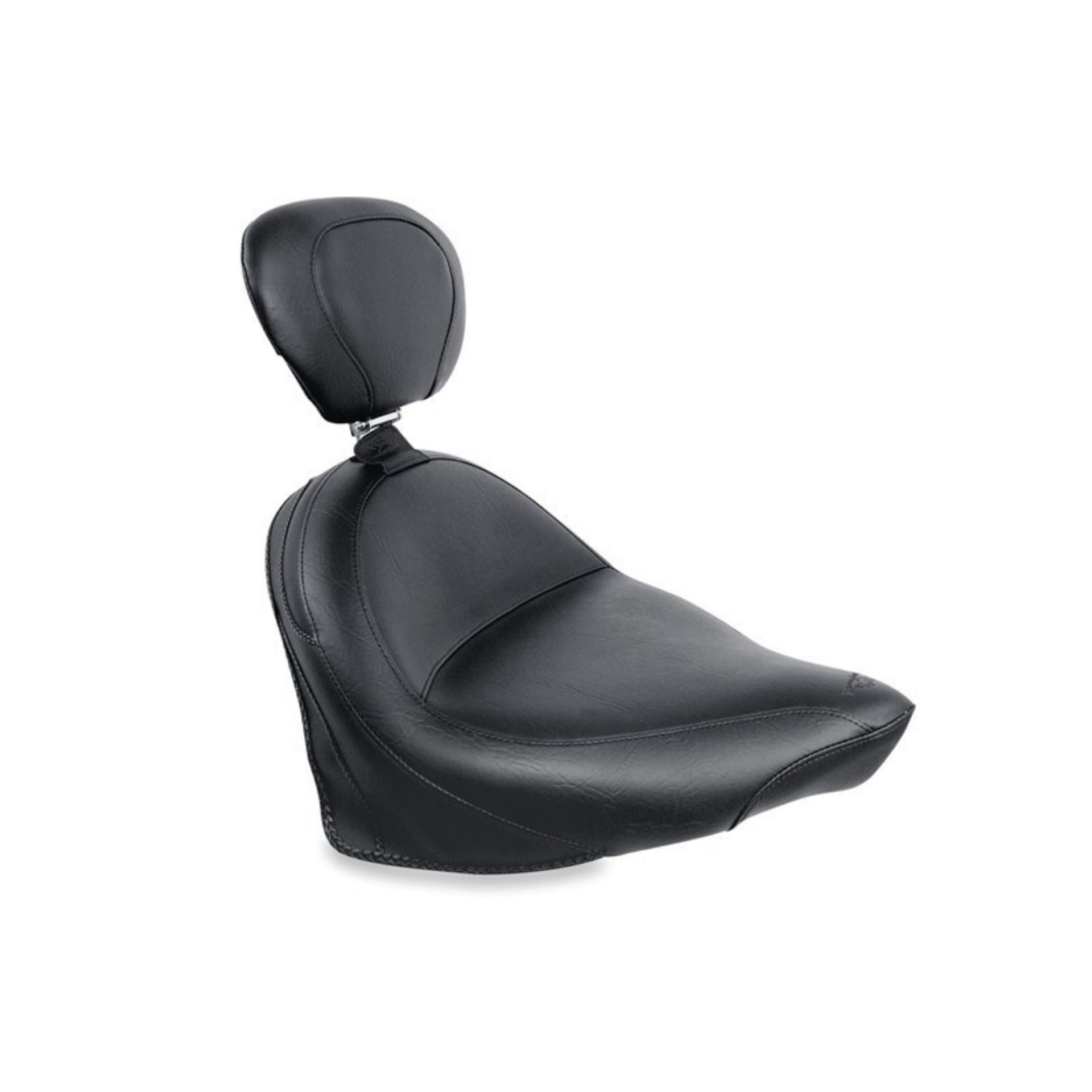 Picture of Mustang 03-17 Victory Vegas- Kingpin, 05-07 8-Ball Touring Solo Seat w-Driver Backrest - Black