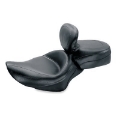 Picture of Mustang 04-21 Harley Sportster Wide Touring Recessed Passenger Seat - Black