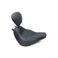 Picture of Mustang 18-21 Harley Heritage Classic & Deluxe Wide Tripper Solo Seat w-Driver Backrest - Black