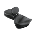 Picture of Mustang 99-15 Yamaha Road Star 1600, 1700 Wide Touring 2PC Seat w-Driver Backrest - Black