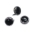Picture of Mustang Studs 12-5mm Bag of 10 - Black