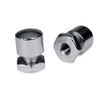 Picture of Mustang Solo Mounting Nuts Pair - Chrome