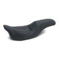 Picture of Mustang 08-21 Harley Electra Glide, Rd Glide, Rd King, Str Glide 1PC Seat w-Diamond Stitch - Black