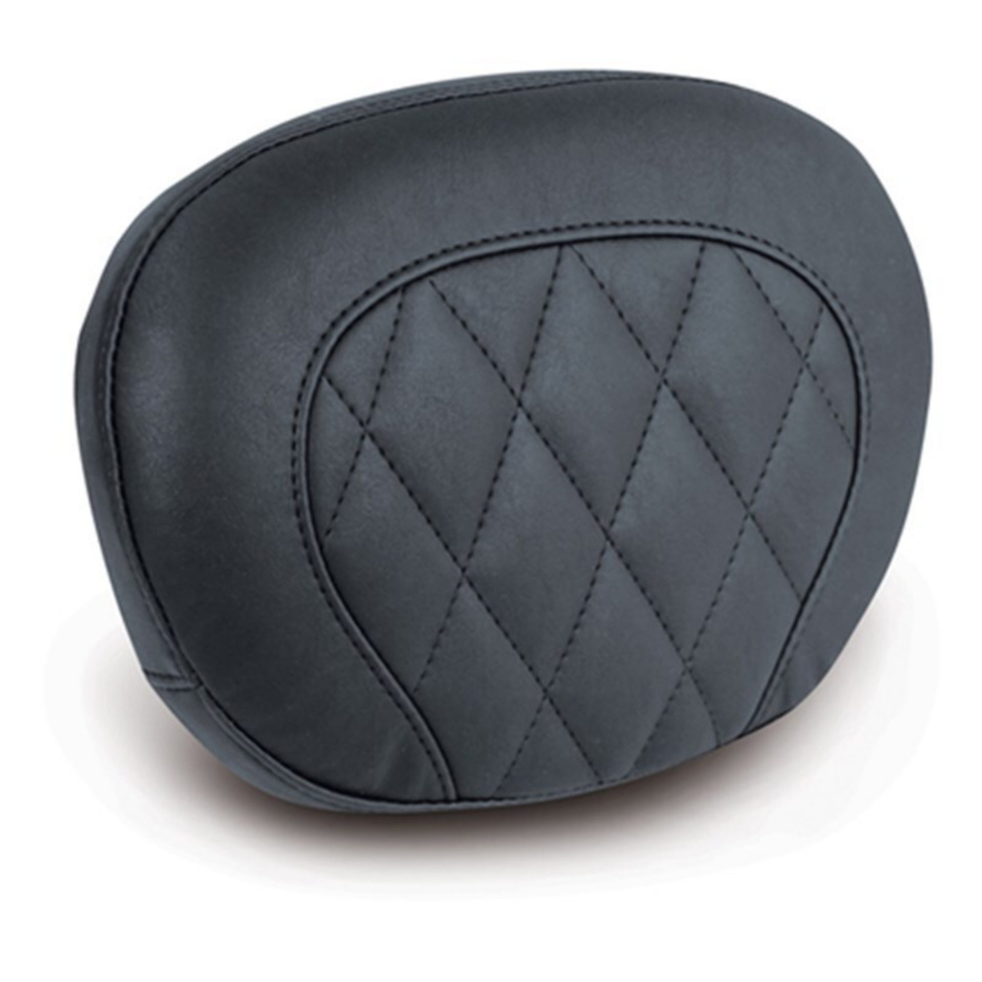 Picture of Mustang 97-21 Harley Touring Sissy Bar Pad 12 inch x 9 inh Diamond Stitch- Black