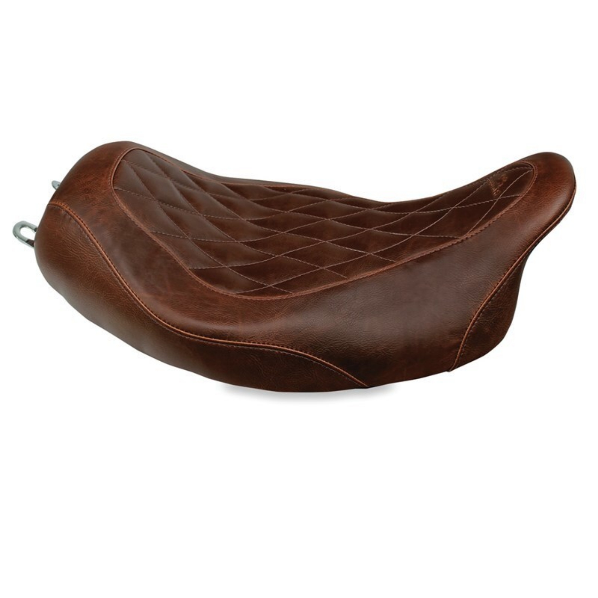 Picture of Mustang 97-07 Harley Rd King,06-07 Str Glide,00-05 Eagle Tripper Solo Seat - Brown