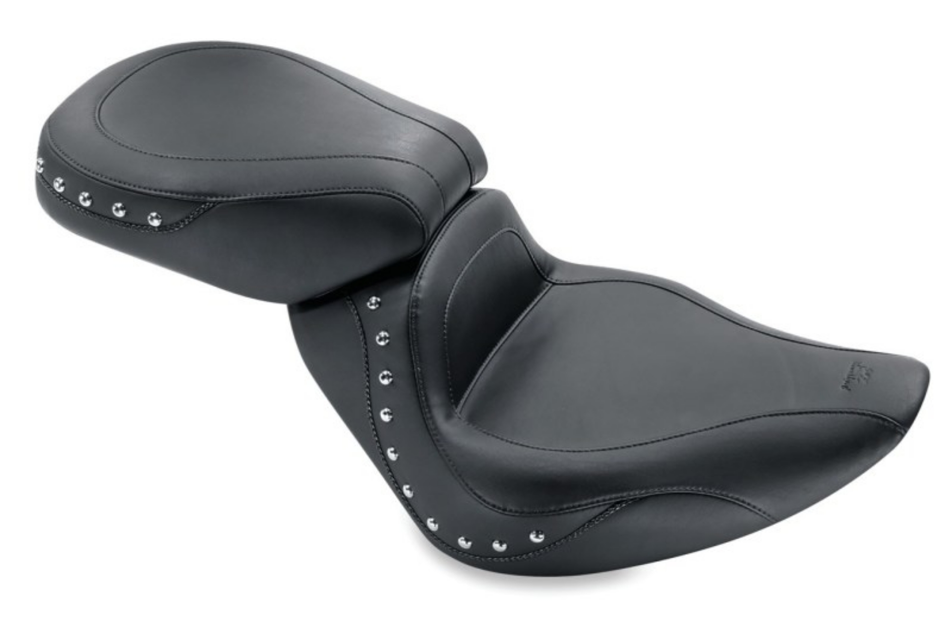 Picture of Mustang Sport Touring Passenger Pad w- Studs - Black
