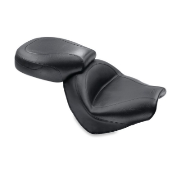 Picture of Mustang 04-09 Honda VTX1300C Wide Touring 2PC Seat - Black