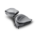 Picture of Mustang 00-15 Harley Softail Standard Rear Tire Wide Touring Passenger Seat w-Studs - Black