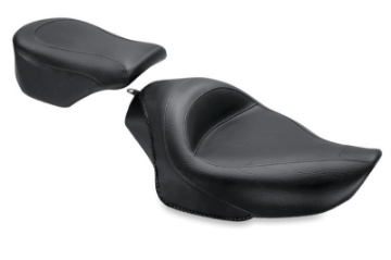 Picture of Mustang 04-21 Harley Sportster 4-5 GAL Standard Touring Solo Seat w-Studs - Black