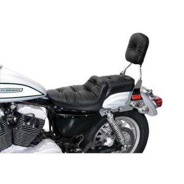 Picture of Mustang 04-21 Harley Sportster Duke 1PC Seat Regal - Black