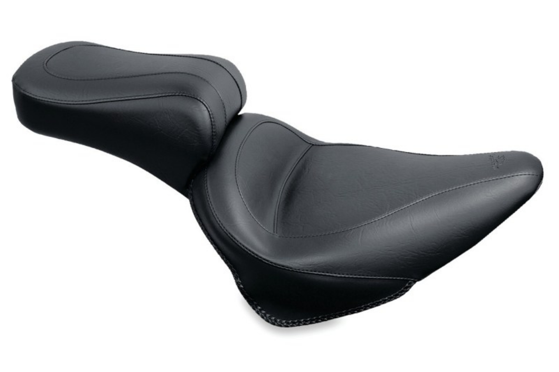 Picture of Mustang 00-15 Harley Softail Standard Rear Tire Standard Touring 1PC Seat - Black