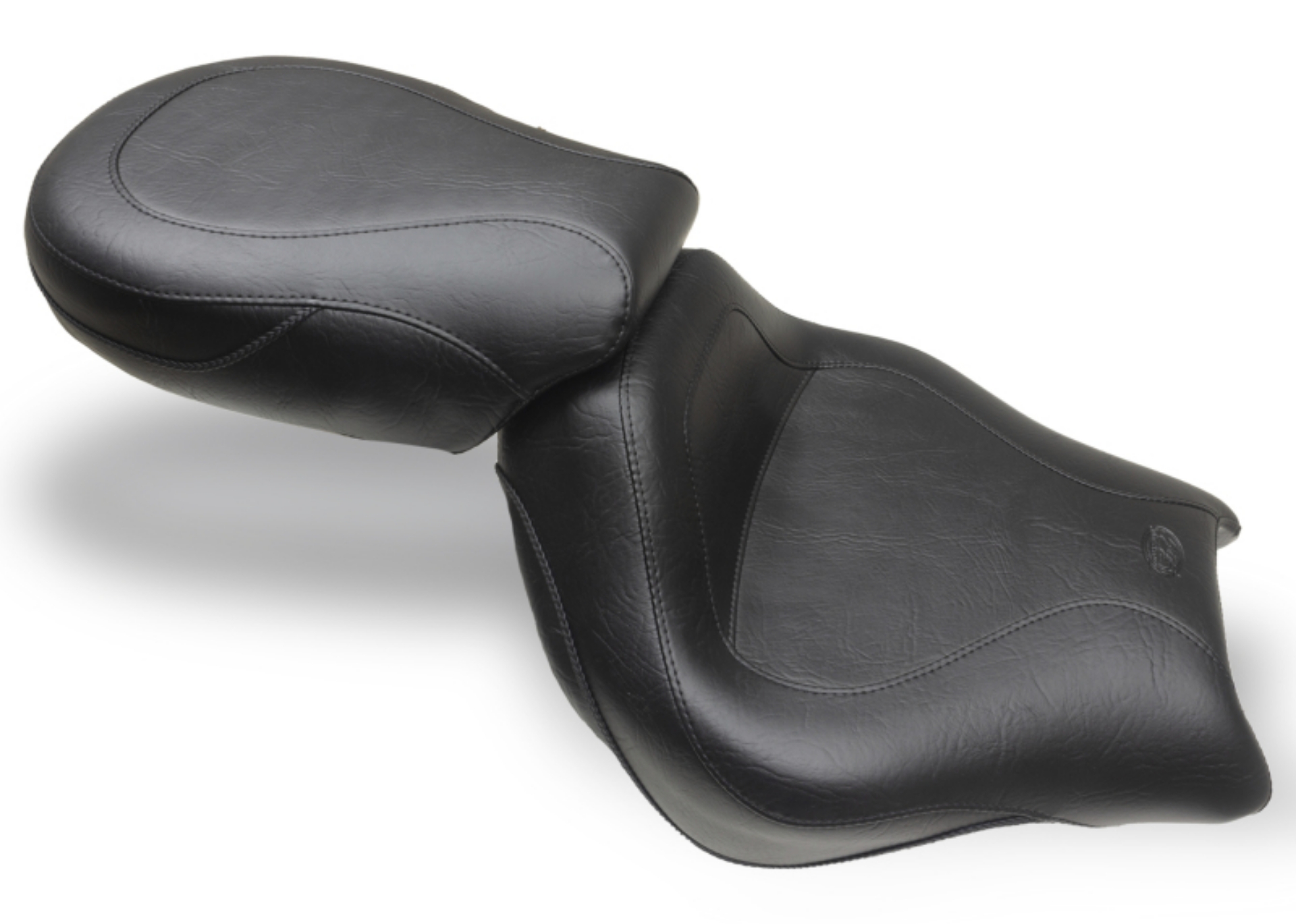 Picture of Mustang 02-08 Honda VTX1800C Sport Touring 2PC Seat - Black