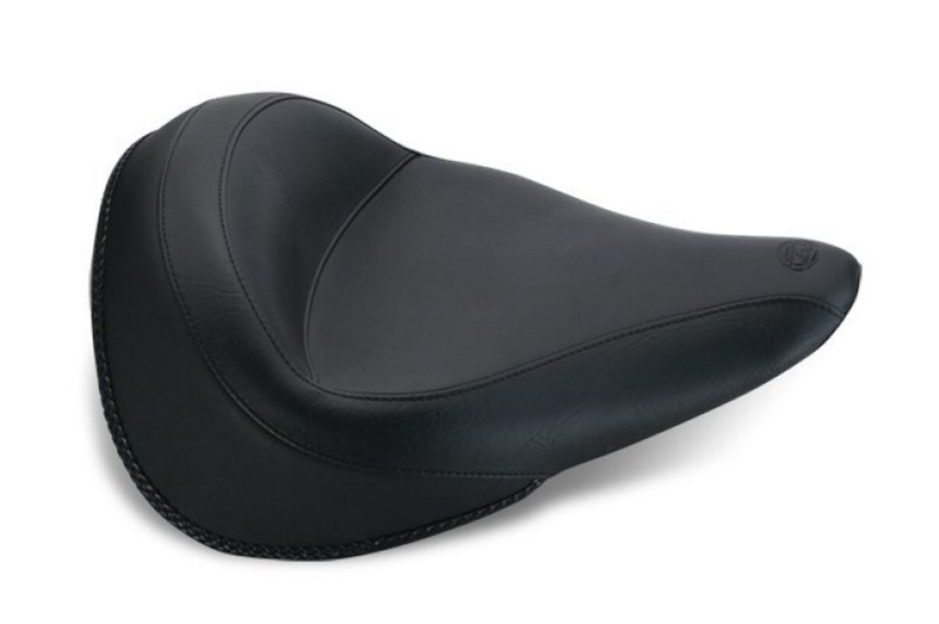 Picture of Mustang 14-21 Yamaha Bolt Standard Touring Solo Seat - Black