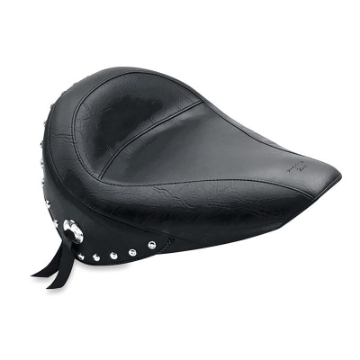Picture of Mustang 84-06 Harley Standard Rear Tire Touring Solo Seat w-Studs - Black
