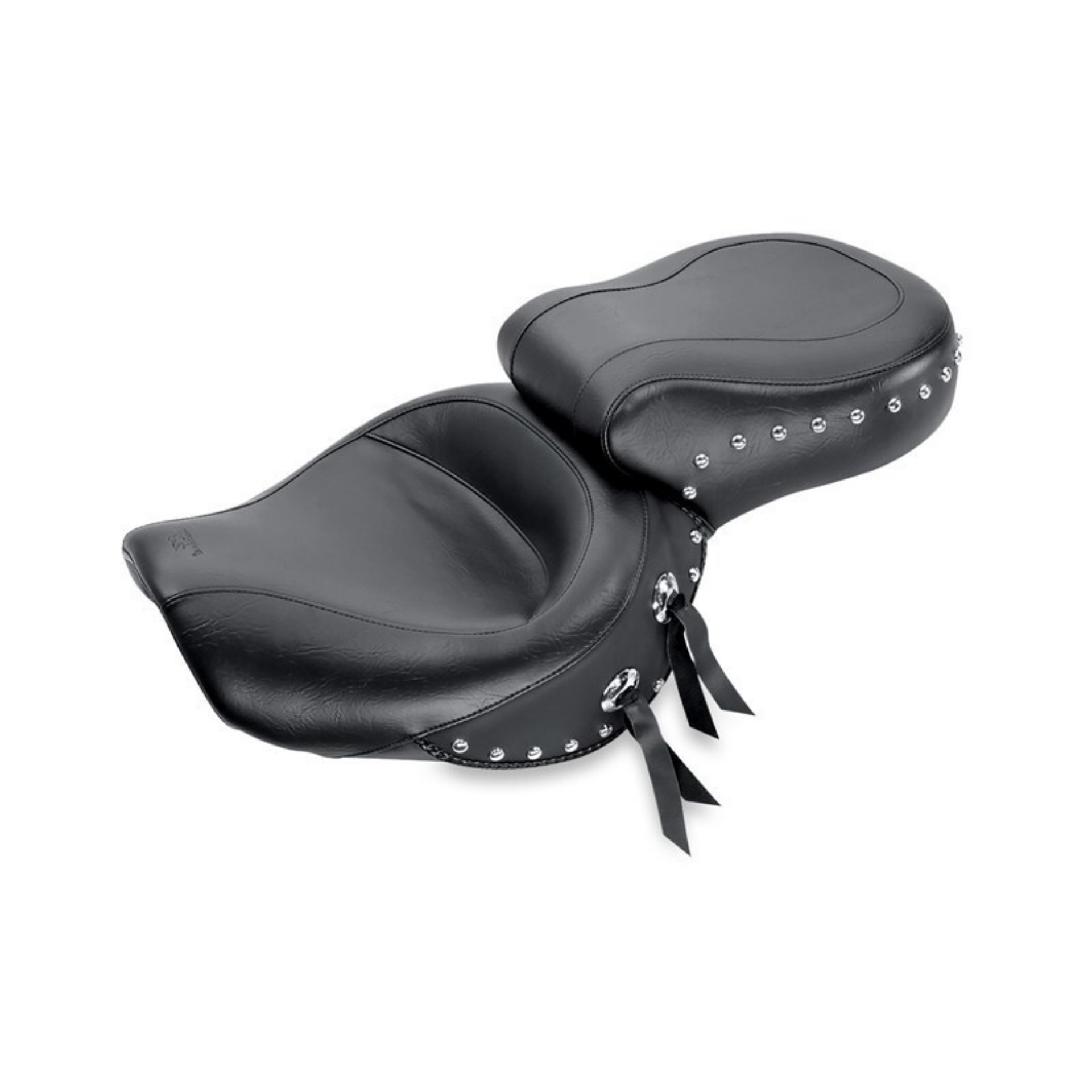 Picture of Mustang 06-17 Harley Dyna Wide Touring 1PC Seat w-Studs - Black