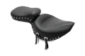 Picture of Mustang 87-04 Suzuki VS700-750-800 Intruder,S50 05-09 Std Touring 2PC Seat w-Studs - Black