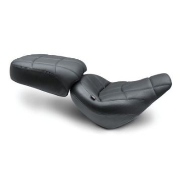 Picture of Mustang 18-21 Harley Street Bob Standard Touring Solo Seat Cube - Black