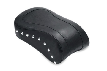 Picture of Mustang 84-06 Harley Standard Rear Tire Standard Touring Passenger Seat w-Studs - Black