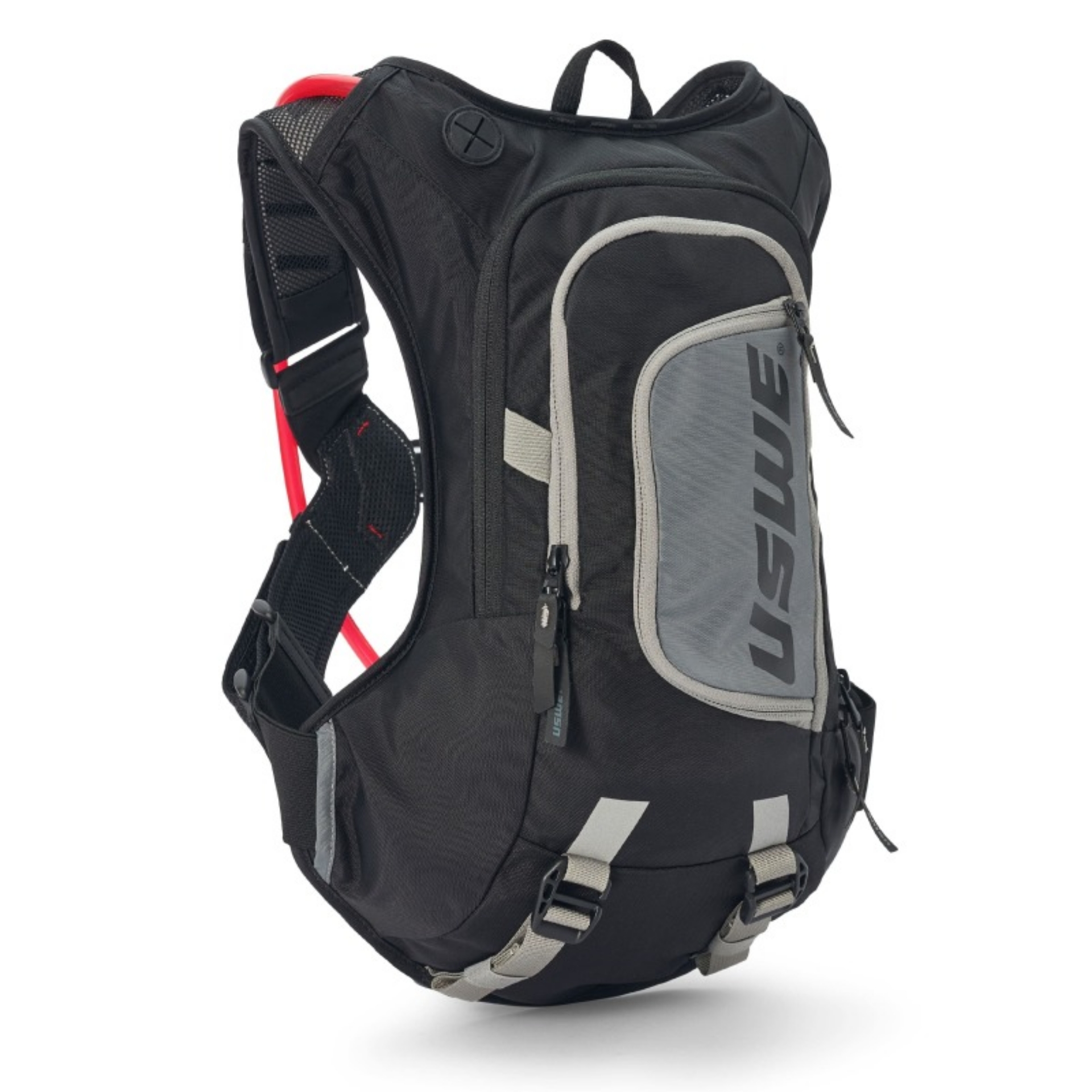 Picture of USWE Moto Hydro Hydration Pack 12L - Carbon Black-Grey