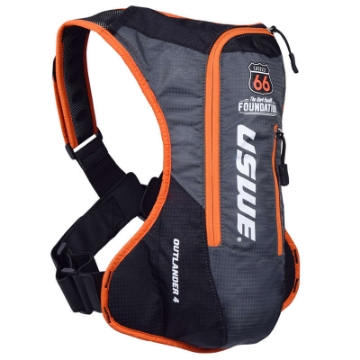 Picture of USWE Outlander KC66 Limited Edition Hydration Pack 4L - Black-Grey-Orange