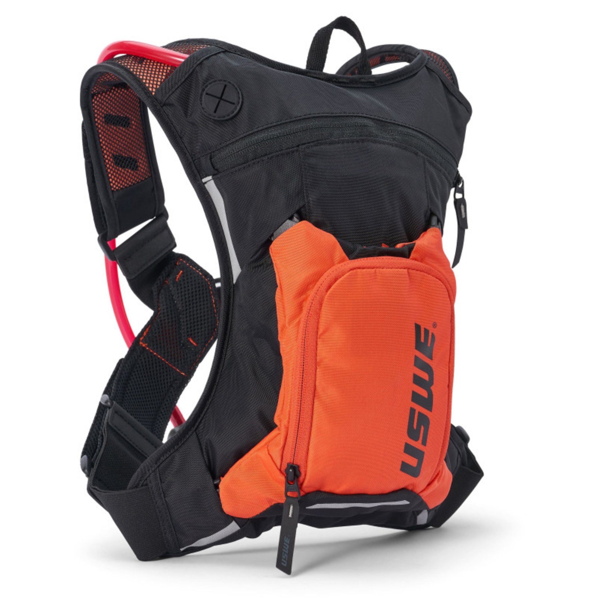 Picture of USWE Moto Hydro Hydration Pack 3L - Black-Factory Orange