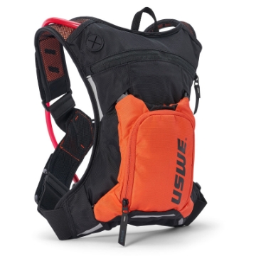 Picture of USWE Moto Hydro Hydration Pack 3L - Black-Factory Orange