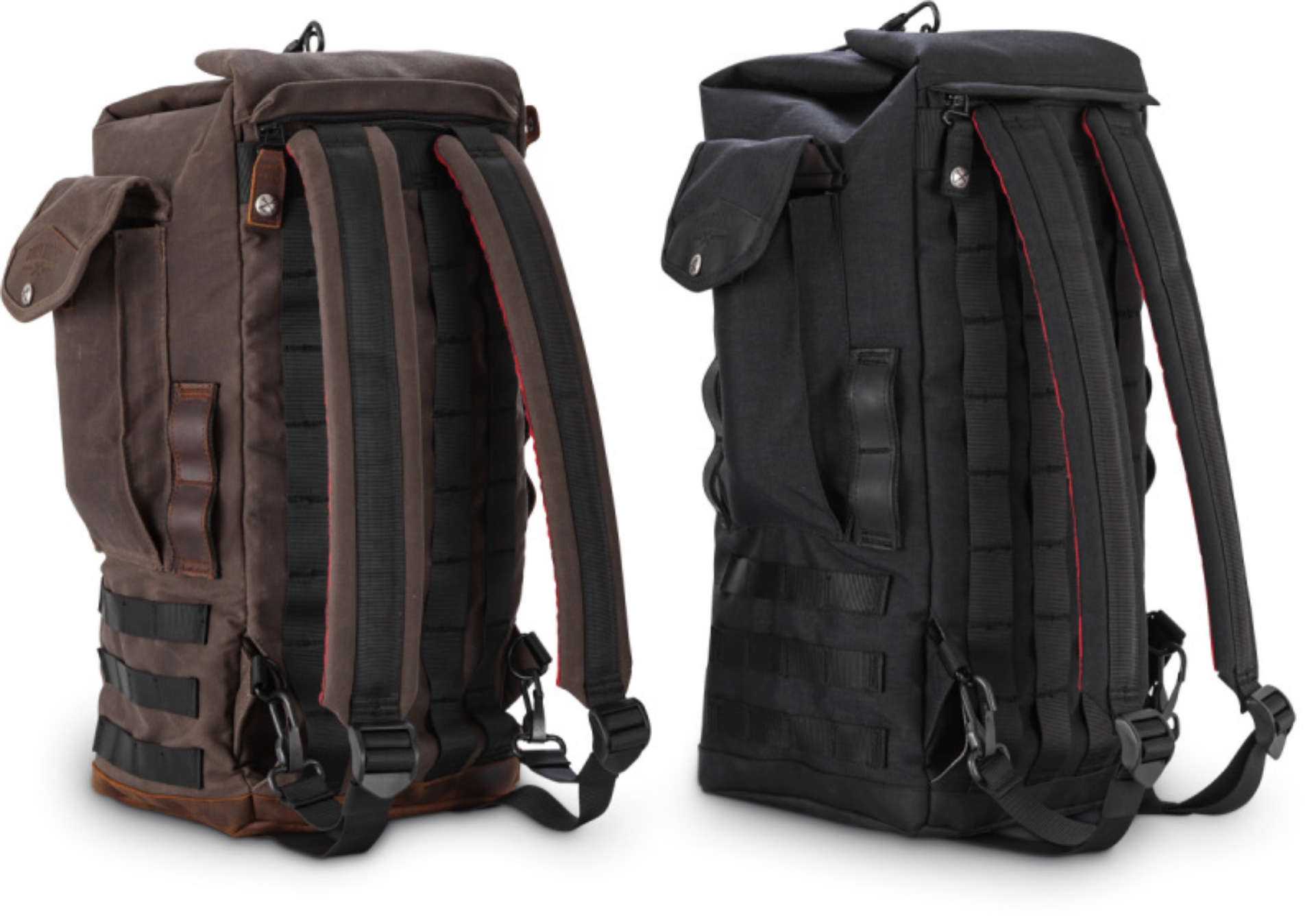 Picture of Burly Brand Voyager Sissy Bar Backpack - Black