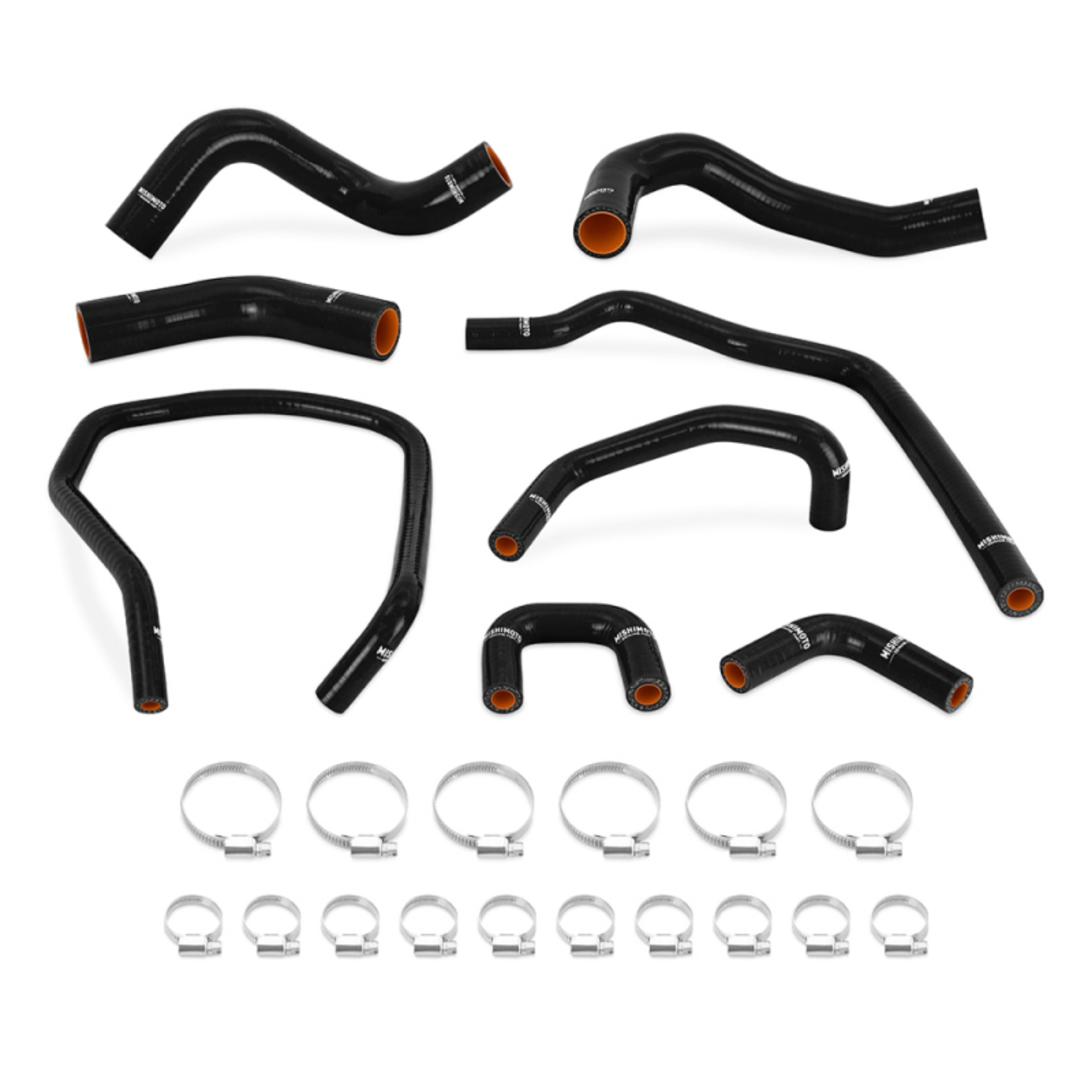 Picture of Mishimoto 04-10 Infiniti QX56 - 04-14 Titan Silicone Coolant Hose Kit - Black