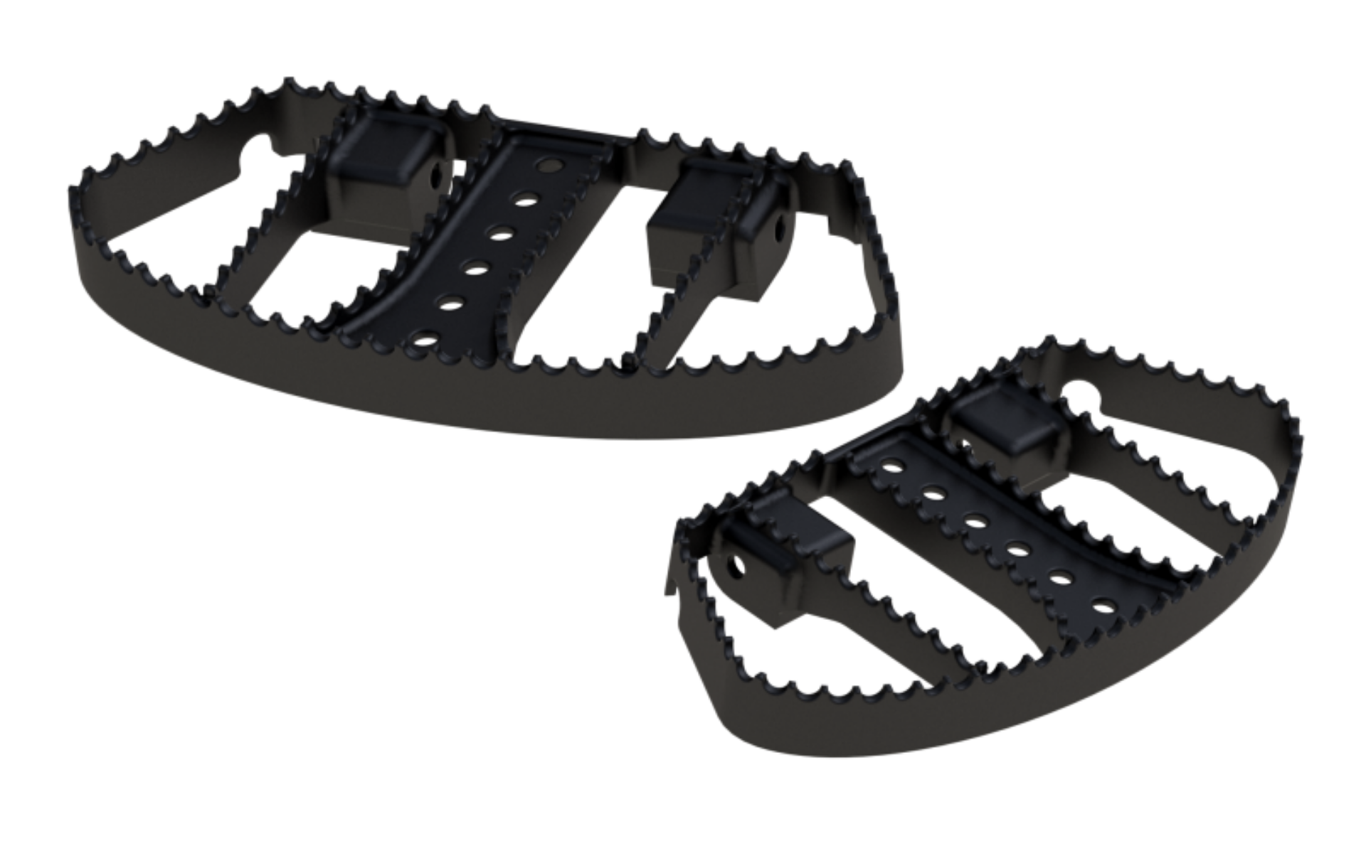 Picture of Burly Brand MX Passenger Boards - Black