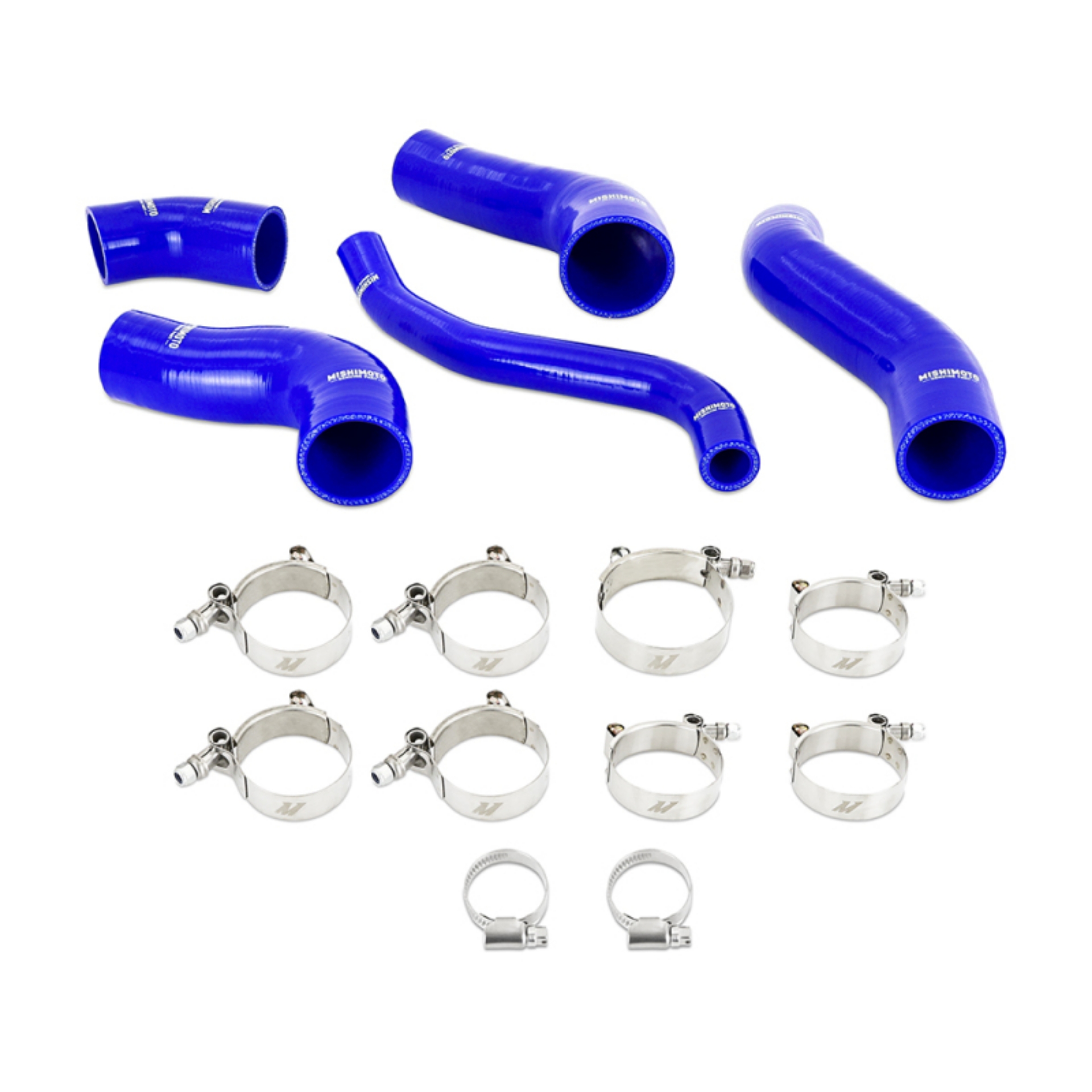 Picture of Mishimoto 13-17 Hyundai Veloster Turbo Silicone Intercooler Hose Kit - Blue