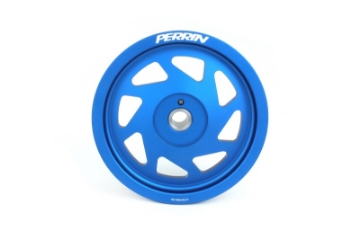 Picture of PERRIN 22-25 Subaru WRX-BRZ & Toyota GR86 - 20-25 FXT-OBXT Lightweight Crank Pulley - Blue