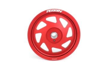 Picture of PERRIN 22-25 Subaru WRX-BRZ & Toyota GR86 - 20-25 FXT-OBXT Lightweight Crank Pulley - Red