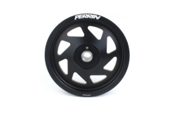 Picture of PERRIN 19-21 Subaru WRX - 16-18 Forester - 15-19 Legacy Lightweight Crank Pulley - Black
