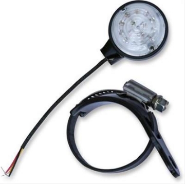 Picture of Burly Brand LED Turn Signals Fork Mount Universal - Black-Amber