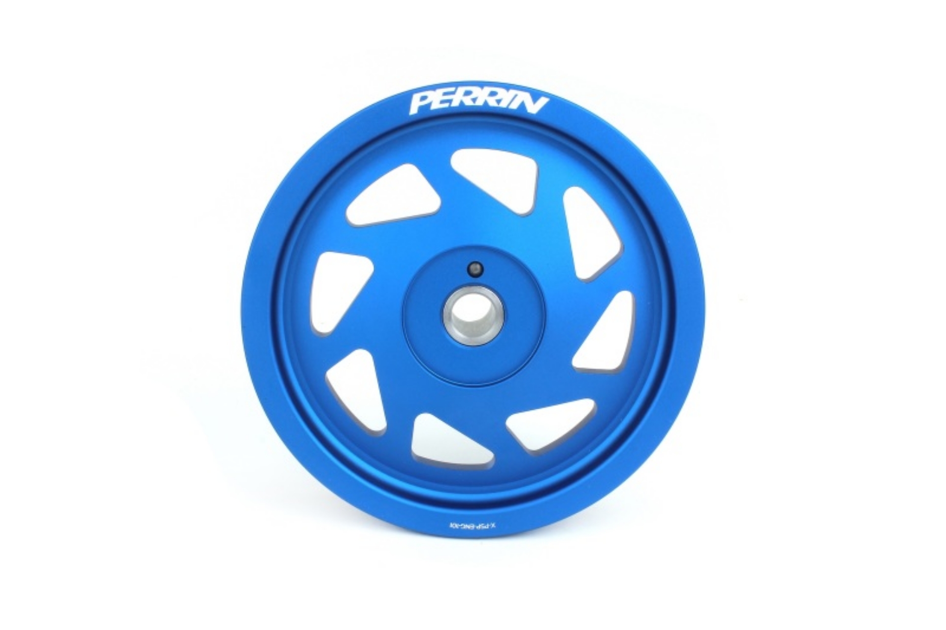 Picture of PERRIN 19-21 Subaru WRX - 16-18 Forester - 15-19 Legacy Lightweight Crank Pulley - Blue