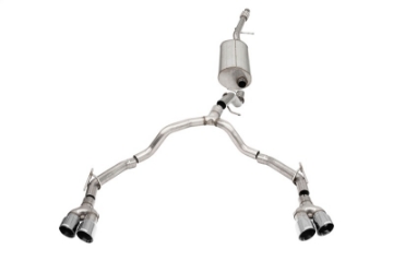 Picture of Corsa 21-25 Chevrolet Suburban-GMC Yukon XL 5-3L 4WD Dual Rear 3in - 2-75in CatBack DW 4in Pol Tips