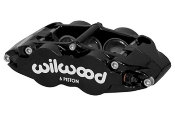 Picture of Wilwood Caliper Forged Narrow Superlite R-H FNSL6R-DS Dust Seal 1-62-1-12 1-10in Rotor Width - Black