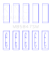 Picture of King Ford Powerstroke 6-7L Diesel 0-25 Oversized OS +-040 Crankshaft Main Bearing Set