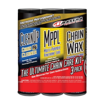 Picture of Maxima Chain Wax Ultimate Chain Care Combo Kit - 3-Pack Aerosol