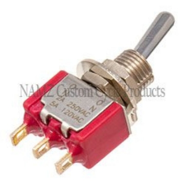 Picture of NAMZ Mini High-Low Beam Toggle Switch 5-AMP 1-4in- Hole