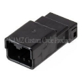 Picture of NAMZ AMP 040 Series 4-Position Male Wire Cap Housing Connector HD 72904-01BK